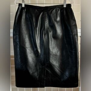 Mixit Black Leather Skirt Women’s 10T